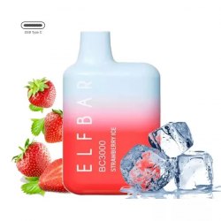 Одноразовый POD Elf Bar BC 3000 Strawberry Ice 5%
