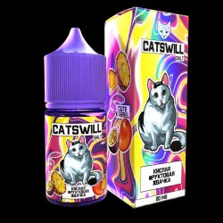 Жидкость CatsWill 30мл STRONG Кислая Фруктовая Жвачка