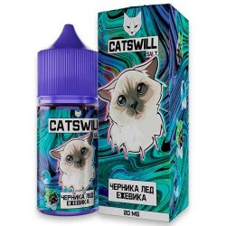 Жидкость CatsWill 30мл STRONG Черника Лед ежевика