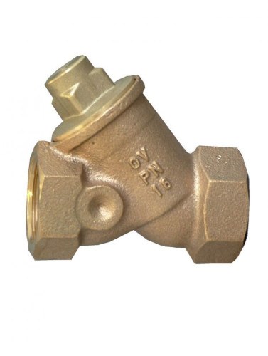 Обратный клапан Oventrop Ду 32, G1 1/4"BP, PN16, бронза/латунь