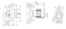 Циркуляционный насос Grundfos MAGNA3 50-120 F 280 1x230V PN6/10