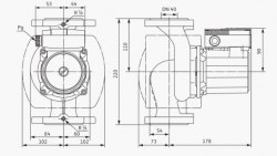 Циркуляционный насос WILO TOP-S 40/4 DM