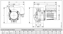 Циркуляционный насос Lowara Ecocirc XL 32-100