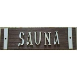Табличка для бани "SAUNA" Б-02