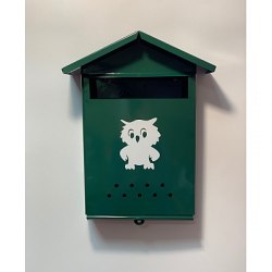 Ящик почтовый Агроснаб Домик без замка зеленый
