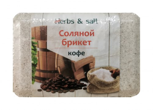 Соляной брикет 1,35кг Salt&Herbs Кофе