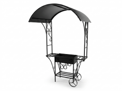 Мангал передвижной МП-02