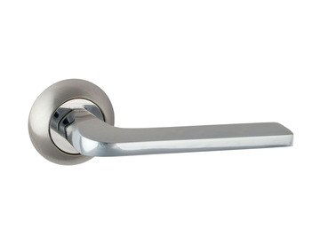 Ручки дверные для металлических дверей S-Locked A-230 SN/CP сатин/хром