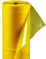 Пленка полиэтиленовая ширина 100мкм желтая 3*100м
