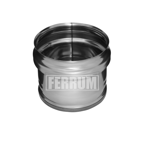 Заглушка внешняя д/трубы (430/0,5 мм) Ф160 (нижняя) FERRUM