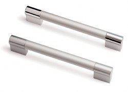 Мебельная ручка АЛДИ С29-128мм металлик+металлик