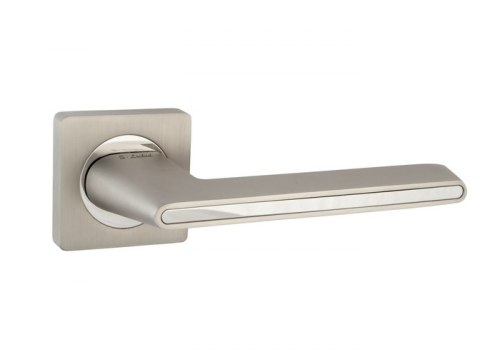 Ручки дверные S-Locked S-Locked A-180 MSN/cp/CP серый жемчуг/хром