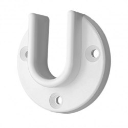 Штангодержатель пласт. белый для дерев. штанги SOLLER 166-166