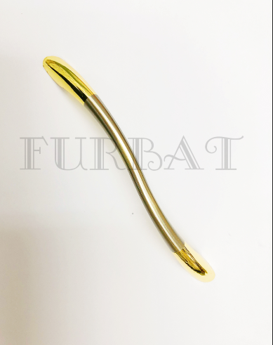 Мебельная ручка FURBAT 2016-96 матовый хром/золото