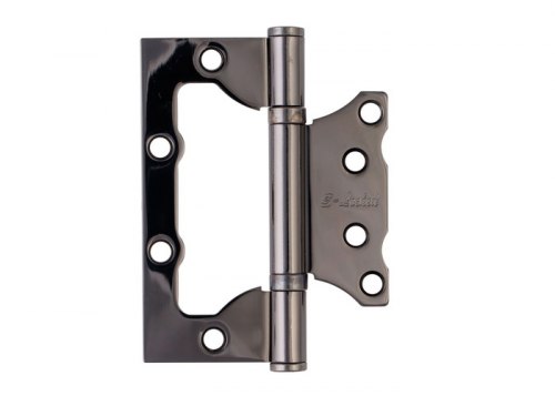 Петля неврезная B-100*75*2,5 -BH черный никель S-Locked 120325-2 (2шт в комплекте)