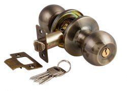 Ручка-защелка дверная S-Locked 6072-01 с ключом и фиксатором
