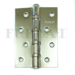 Петля дверная универсальная FURBAT HY-100MM матовый хром (2шт в комплекте)