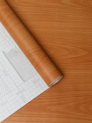 Пленка самоклеящаяся 0,9*8м дерево светлое с красным Axelfix 9603