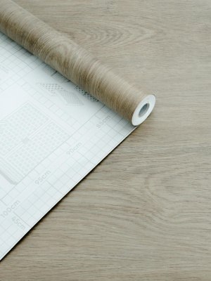 Пленка самоклеящаяся 0,45*8м пихта бежево-серая Axelfix H2021