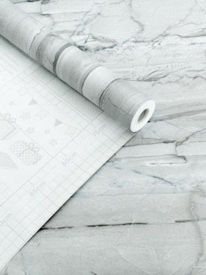 Пленка с/к 0,45х8м мрамор серый Axelfix H2202