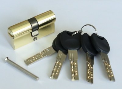 Цилиндровый механизм Lockly ZI00P-85(35/50)-СР 5-перфо.кл/кл хром