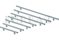 Мебельная ручка FURBAT 2302-12, 96мм хром