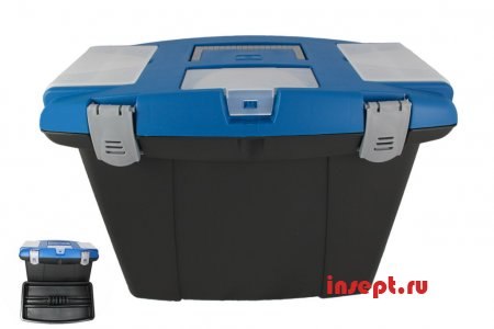 Ящик для инструментов 480*360мм (19") глубокий c пластиковым замком