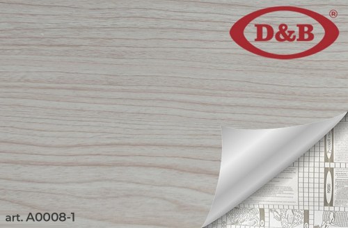 Пленка самоклеящаяся 0,45*8м дерево кремовое D&B A0008-1