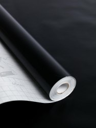 Пленка самоклеящаяся 0,45*8м черная под кожу Axelfix 7016 (чёрная гл.) (426C Pantone)