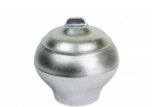 Горшок печной с крышкой, без покрытия 1,5л ООО "Силумин" БП1,5к.