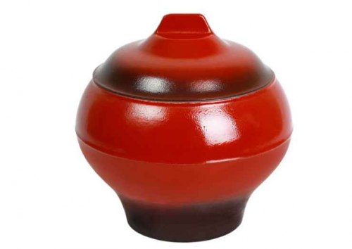 Горшок печной с крышкой с наружным эмалевым покрытием 1,5л. ООО "Силумин" ЭП1,5к