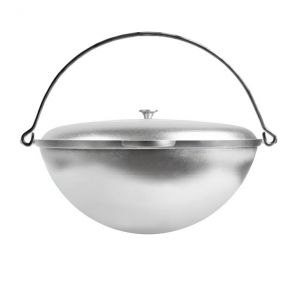 Казан с крышкой и дужкой, без покрытия 10л ООО "Силумин" БКД10