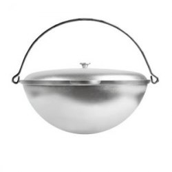 Казан с крышкой и дужкой, без покрытия 10л ООО "Силумин" БКД10