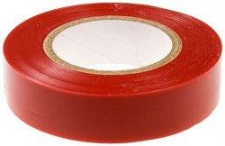 Изолента ПВХ эконом Красная