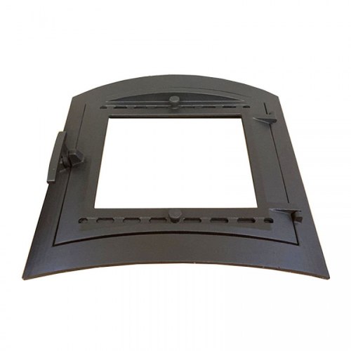 Дверка герметичная радиальная со стеклом окрашенная Рублит ДТ-С.410.2 "Селяночка" 500*500