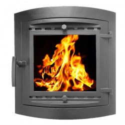 Дверка герметичная радиальная со стеклом окрашенная Рублит ДТ-С.410.2 "Селяночка" 500*500