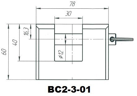Замок навесной Зенит ВС2-3-01 (с 1 секретом)