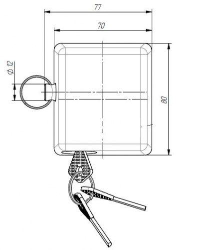 Замок навесной Зенит ВС2-10-01 (с 1 секретом)