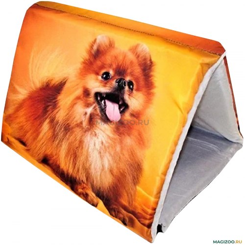 ДОМ ДИЗАЙН ШАЛАШ+ЛЕЖАК "2в1" 46*36*36 PerseiLine ДМД-4 Шпиц