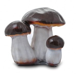Садовая фигурка из гипса Гриб тройной, средний (22*25см)