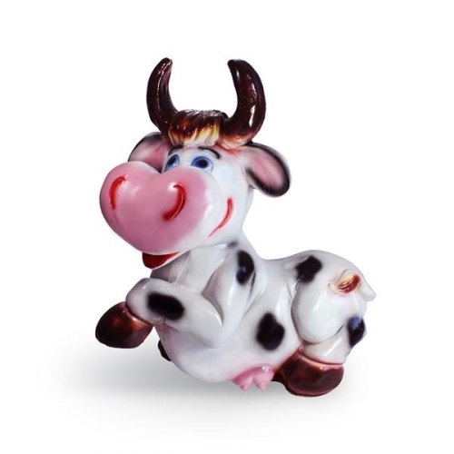 Садовая фигурка из гипса Корова большая (420*380мм)