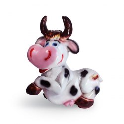 Садовая фигурка из гипса Корова большая (420*380мм)