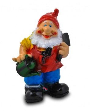 Садовая фигурка из гипса Гном с лейкой 941*27см)