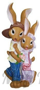 Садовая фигурка из гипса Зайчиха №2 (61*27см)