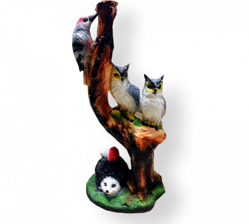 Садовая фигурка из гипса Пень №2 (77*40см)