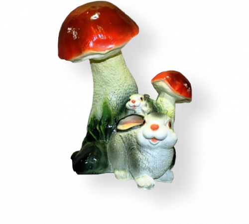 Садовая фигурка из гипса Гриб №4 42*35см