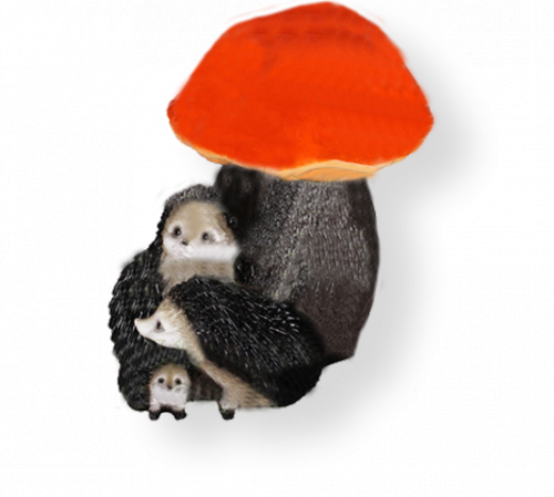 Садовая фигурка из гипса Гриб №7 26*27см