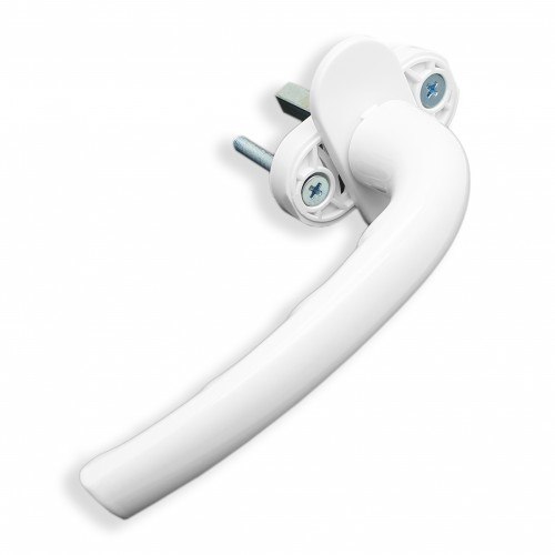 Ручка для пластиковых окон "Макбет" белая 8-ми позиционная