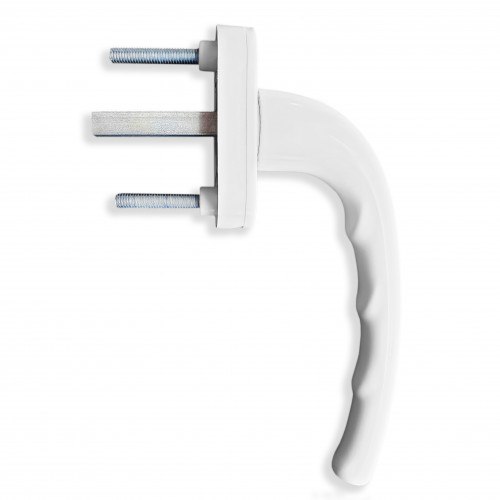 Ручка для пластиковых окон "Макбет" белая 8-ми позиционная