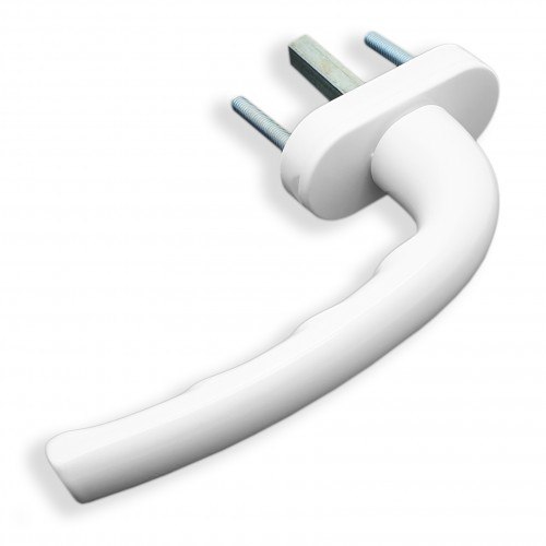 Ручка для пластиковых окон "Макбет" белая 8-ми позиционная